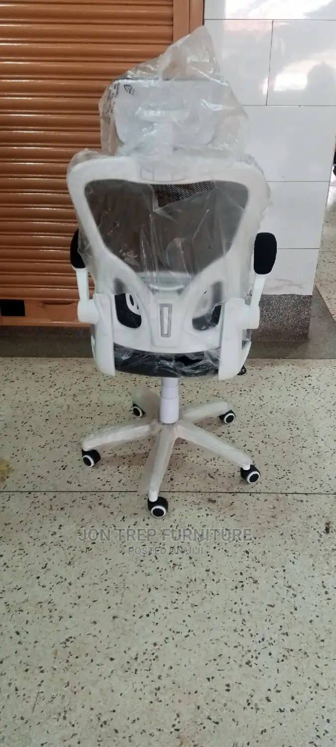 Mesh White Office Chair High Back