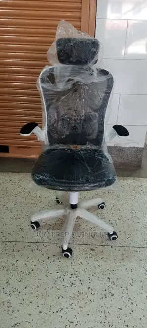 Mesh White Office Chair High Back