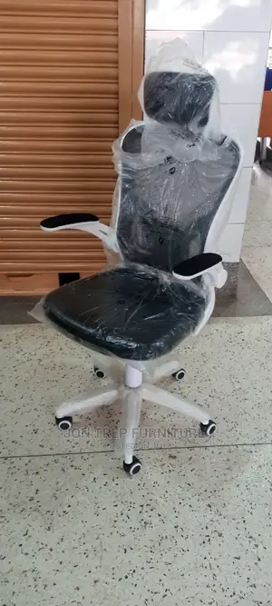 Mesh White Office Chair High Back