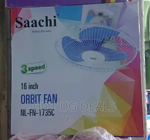 16inch Orbit Ceiling Fan With 3 Speed Control Low Noise