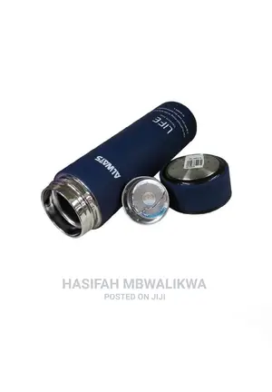 Always 450mls Life Slim Vacuum Bottle- Navy Blue