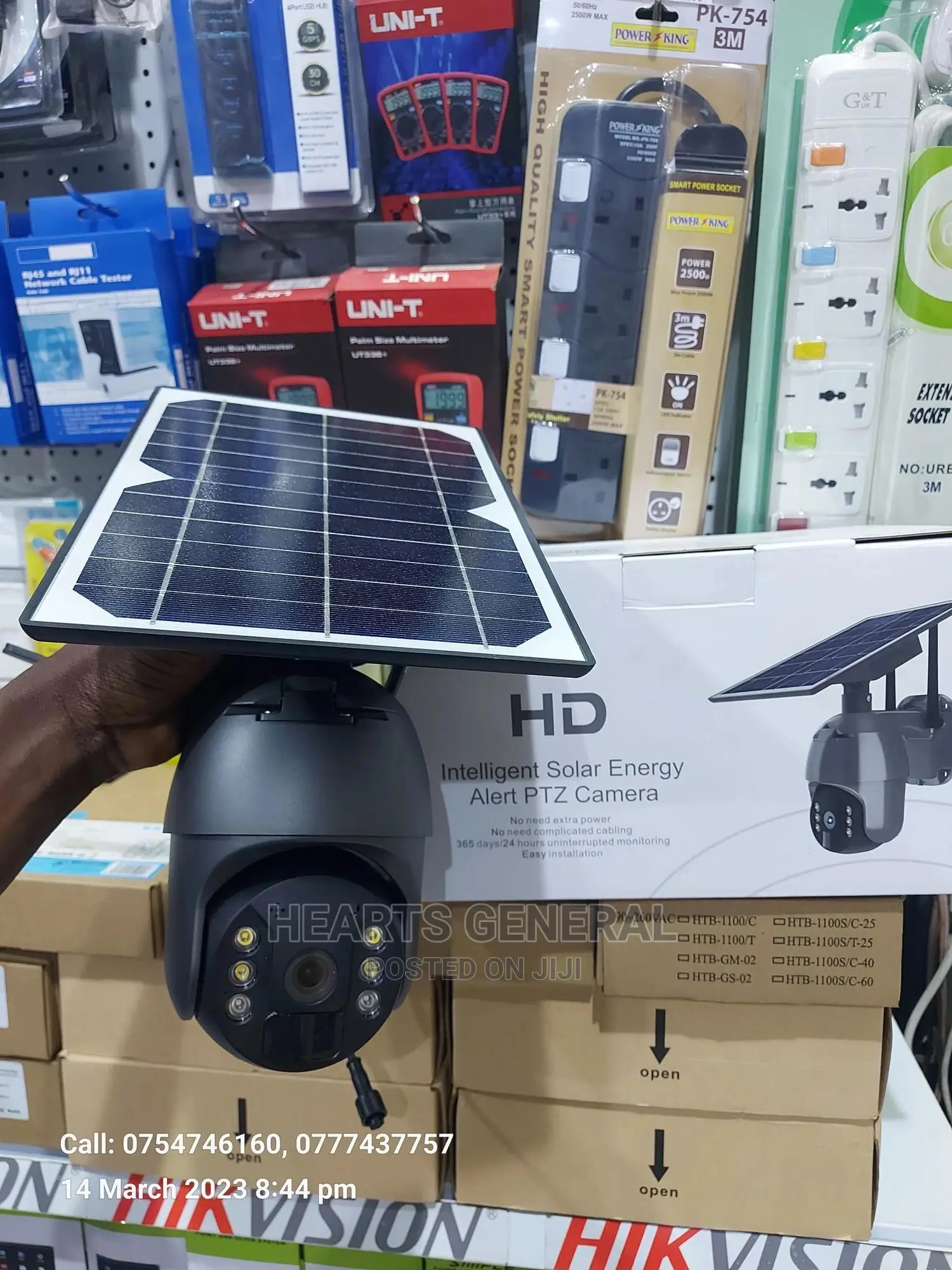 4G 4mp Solar Security Camera With Built-In Battery.