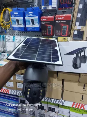4G 4mp Solar Security Camera With Built-In Battery.