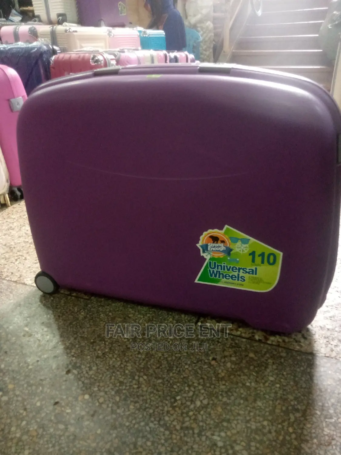 Universal Plastic Suitcase Large ( Purple)