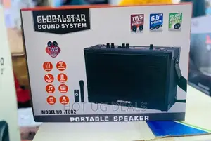 Globalstar Deep Bass Bluetooth Speaker With Mic - Black