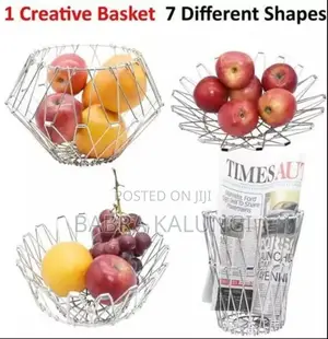 7in1 Adjustable Fruit Basket Multipurpose Storage Organizer
