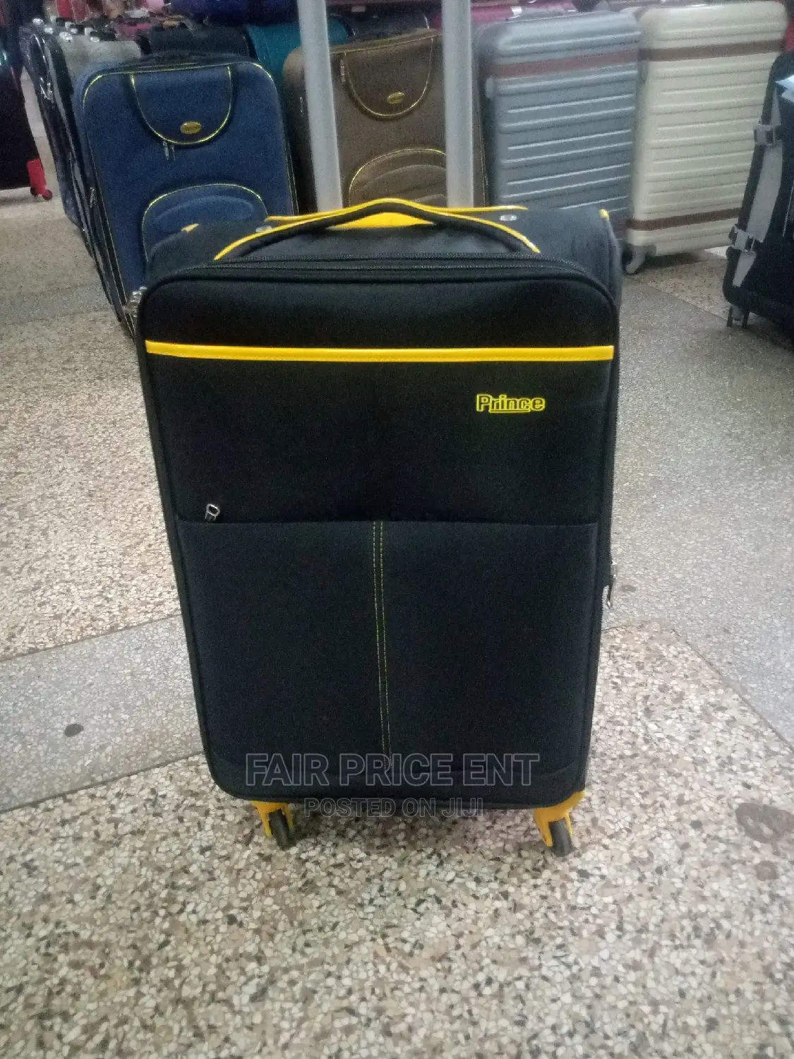 Cloth Suitcase Medium Size ( Black)