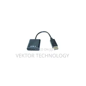 Display Port to Hdmi Adapter - Black/White