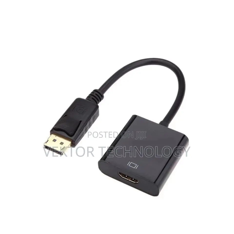 Display Port to Hdmi Adapter - Black/White