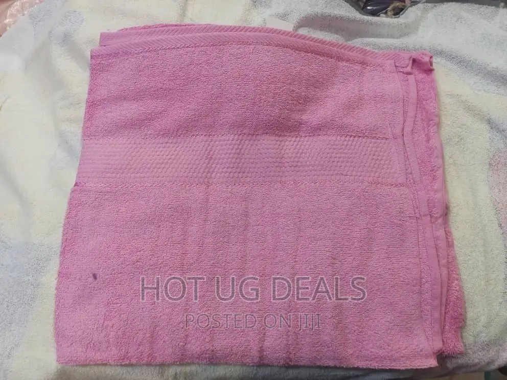 Large Size Cotton Towel - Pink