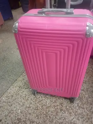 Plastic Suitcase Large ( Pink)