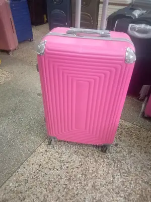 Plastic Suitcase Medium (Pink)