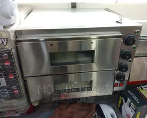 Commercial Electric Freestanding 2 Chamber Oven- Silver