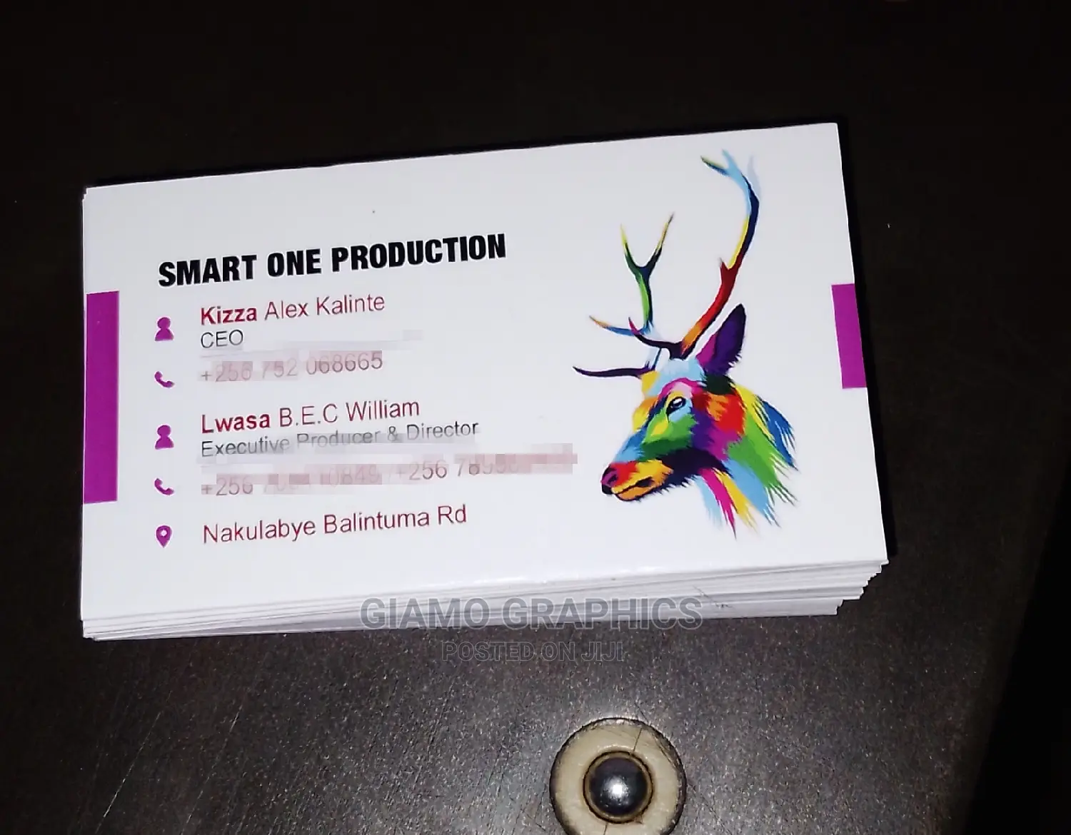 Colour Business Cards, Hard