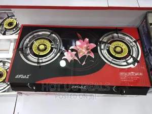 Double Flowered Desktop Stove Cooker - Colour Varies