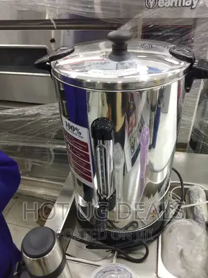 15l Electric Stainless Steel Hot Water Boiler - Silver