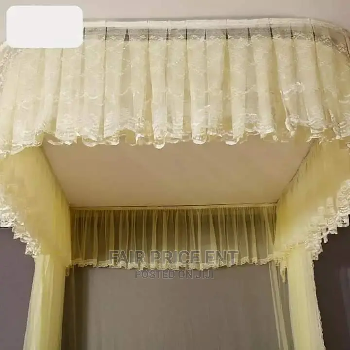 Ceiling Mosquito Nets ,Free Size (,Cream)