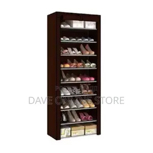 10 Tier 9 Grid Shoe Rack