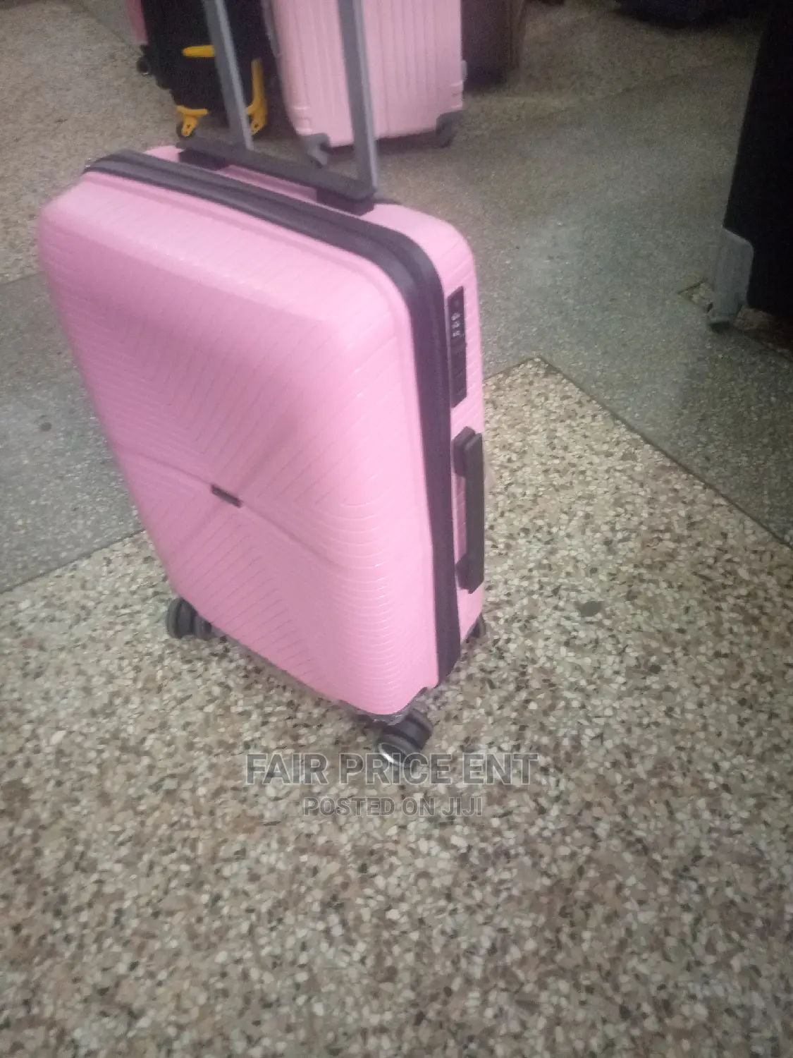 Original Plastic Suitcases Medium ( Pink)
