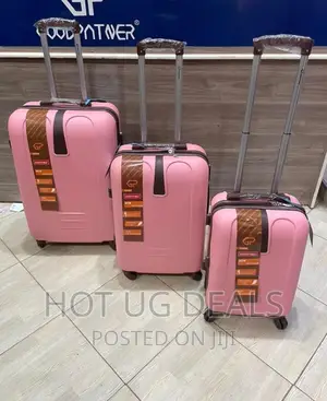 Travel Suitcases- Pink