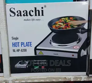 Single Steel Hot Plate - Silver