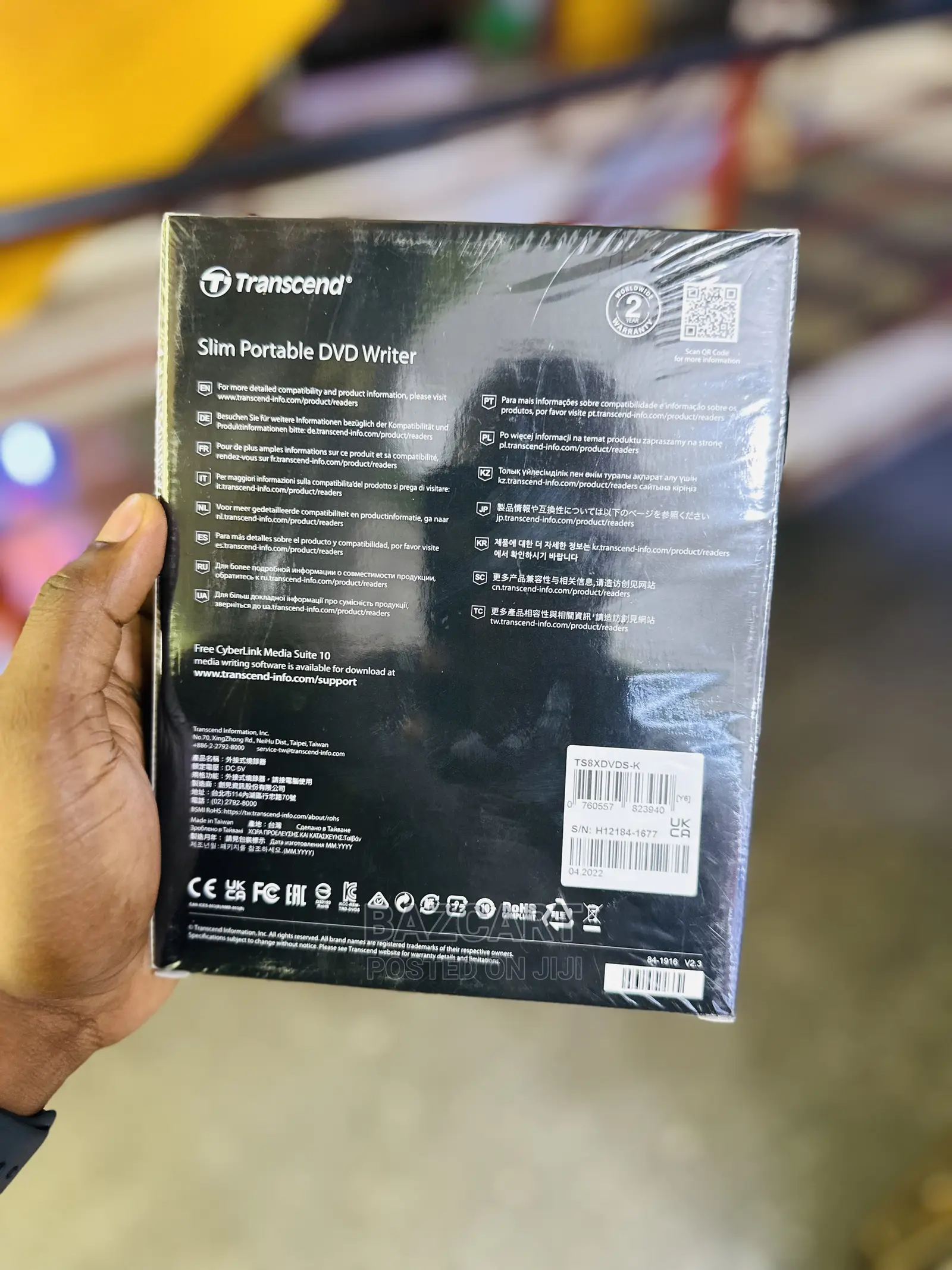 Slim Portable Dvd Writer - Transcend