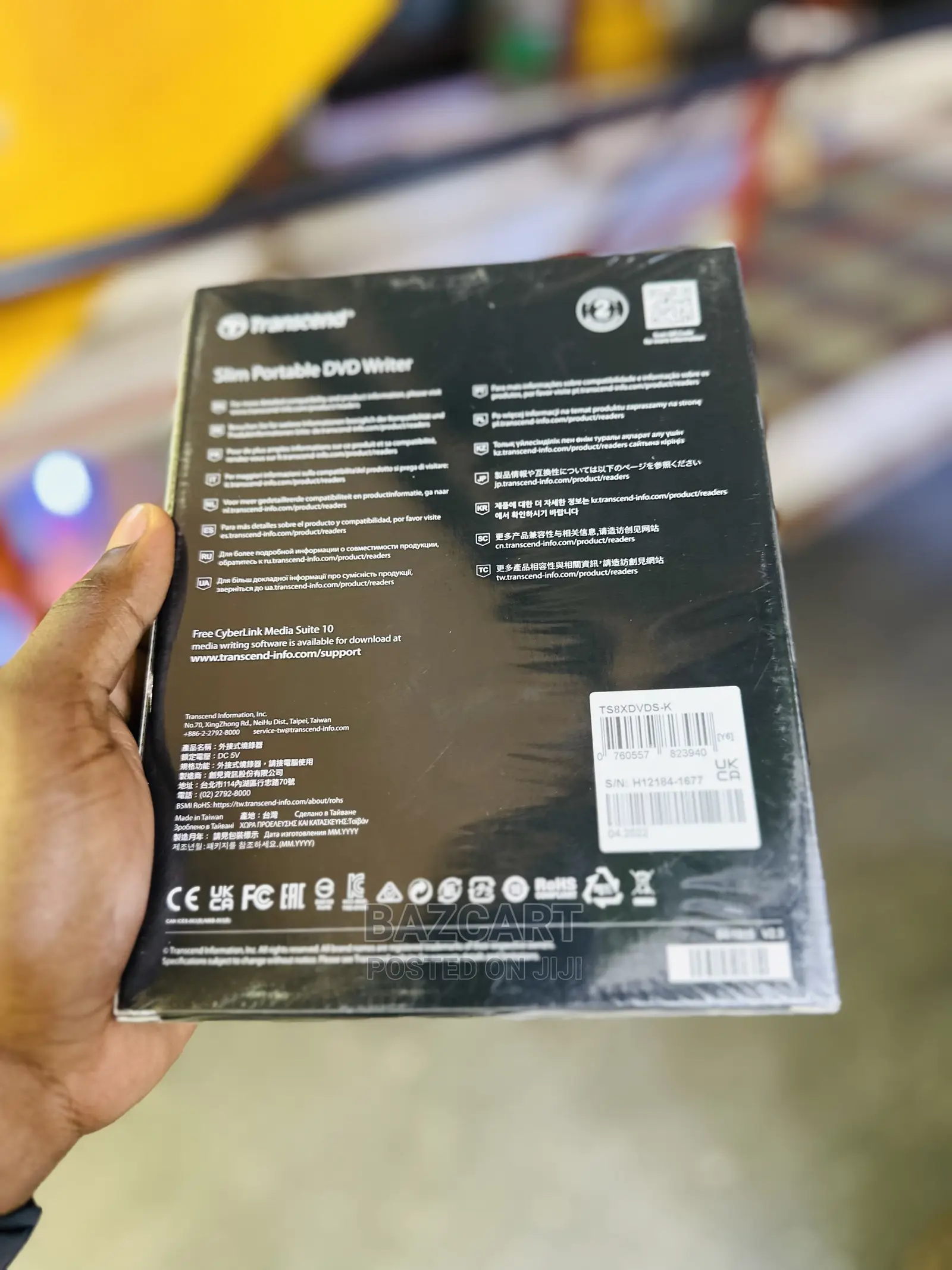 Slim Portable Dvd Writer - Transcend