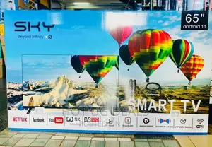 65inch Andriod Smart UHD Digital Satellite LED Tv - Black