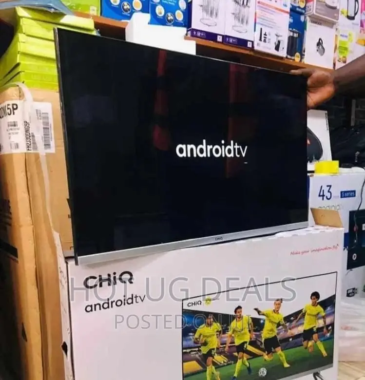 32inch Chiq Smart Android Frameless Tv -black