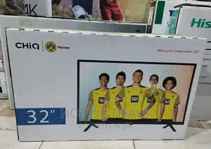 32inch Chiq Smart Android Frameless Tv -black