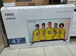 43 Inch Chiq Frameless Smart Android Hd Led Tv - Black