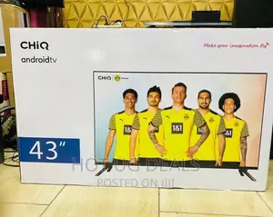 43 Inch Chiq Frameless Smart Android Hd Led Tv - Black