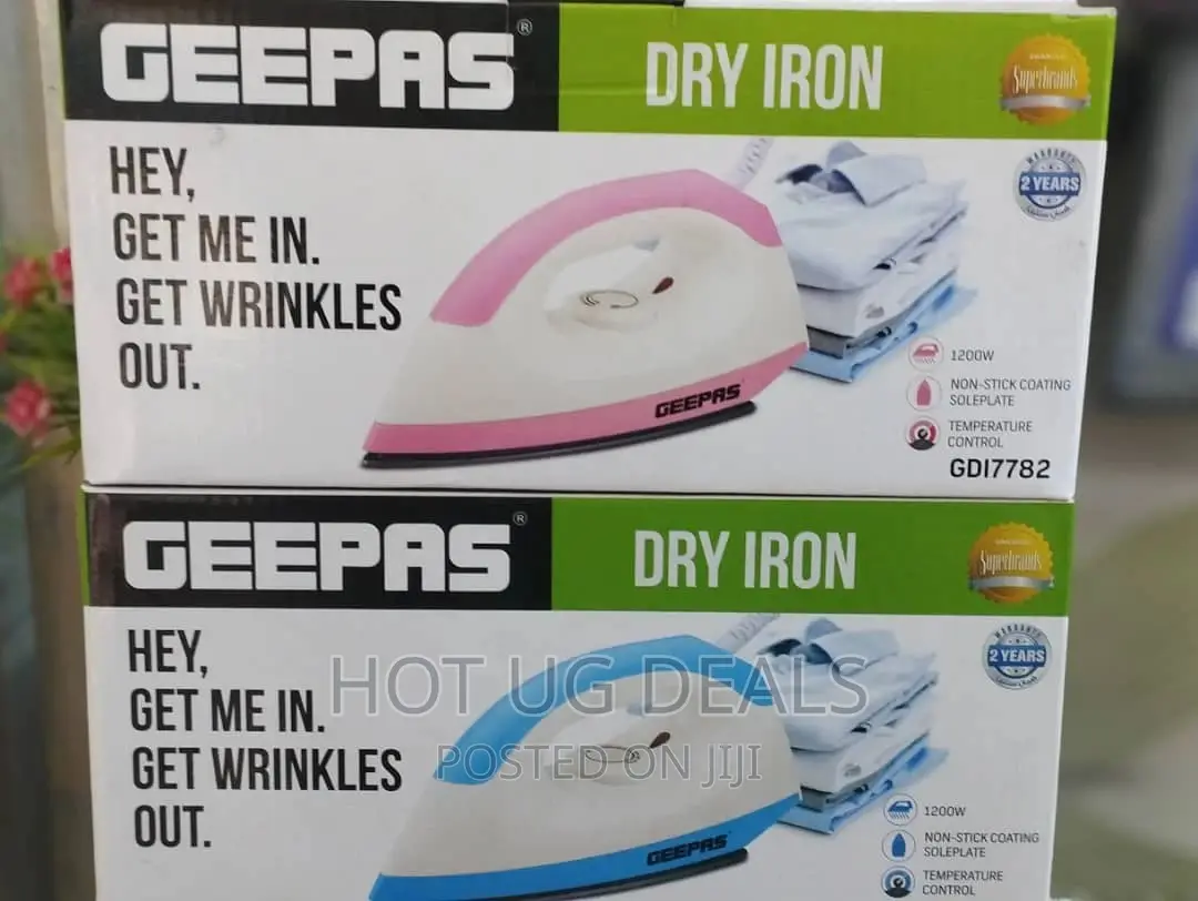 Geepas Dry Iron 1200W - Blue/White
