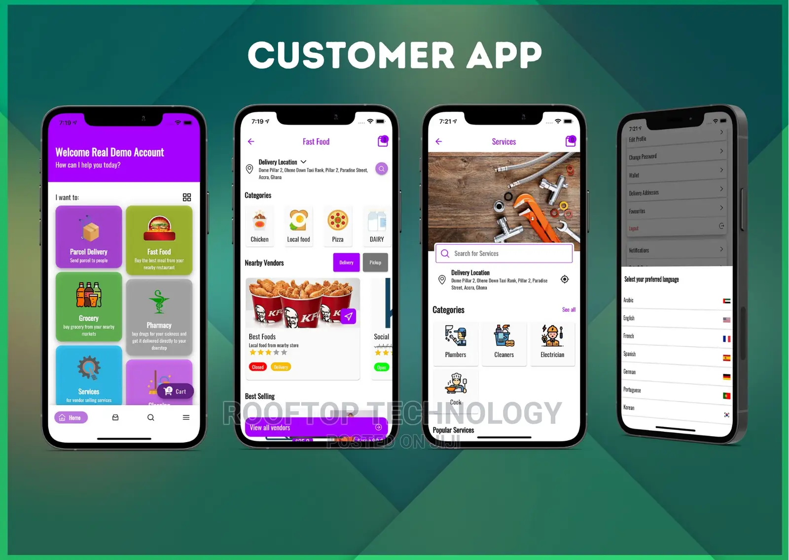 Glover – Grocery, Food, Pharmacy Courier Service Provider