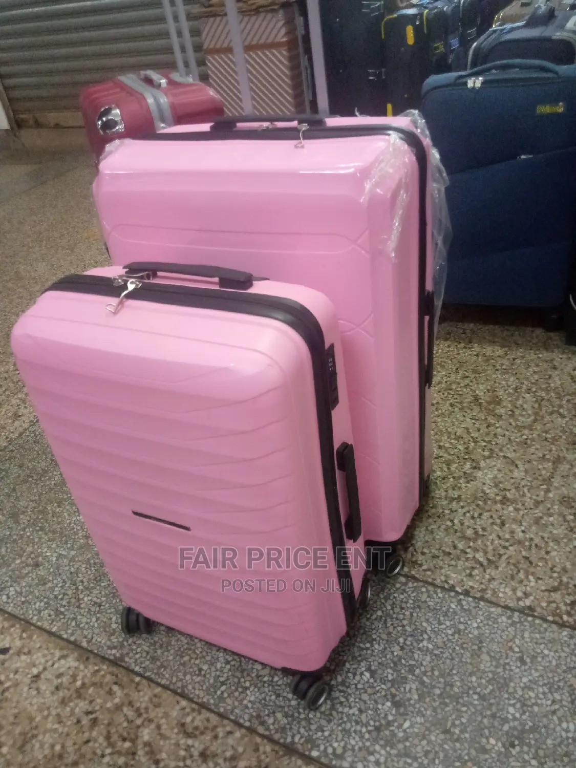 Original Plastic Suitcases Small ( Pink)