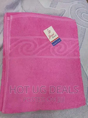 Large Cotton Towel - Pink
