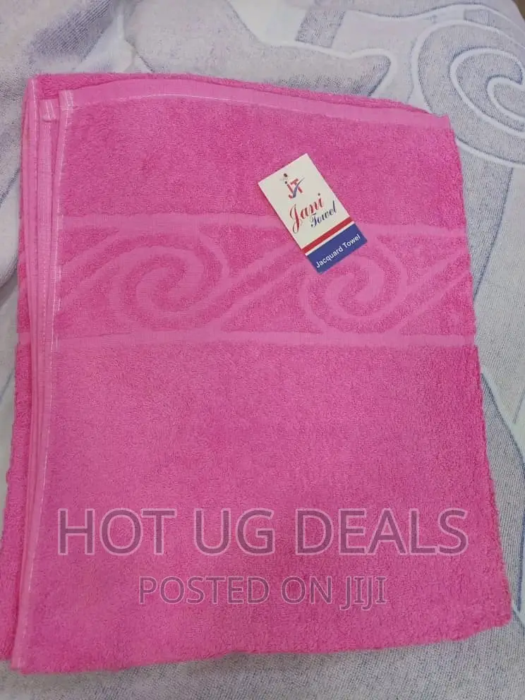 Large Cotton Towel - Pink