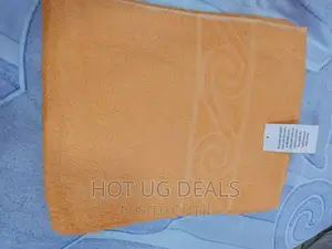 Large Cotton Towel - Yellow