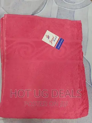 Large Cotton Towel - Red