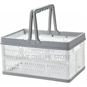 Foldable Storage Basket Kitchen Fruit Toy Holder