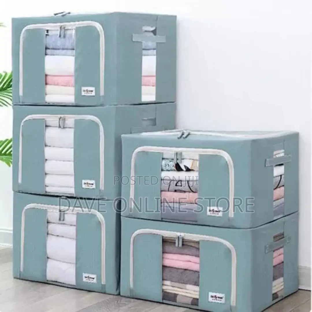 3 Pc Foldable Clothes Beddings Storage Box