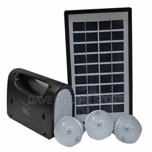Kamisafe KM-8017 Lighting Solar Kit – Black