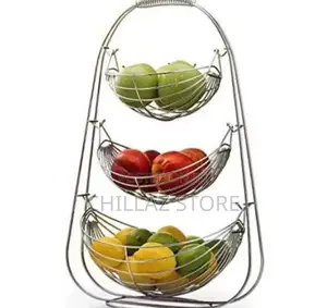 3tier Stainless Steel Fruit Bowl Basket Holder