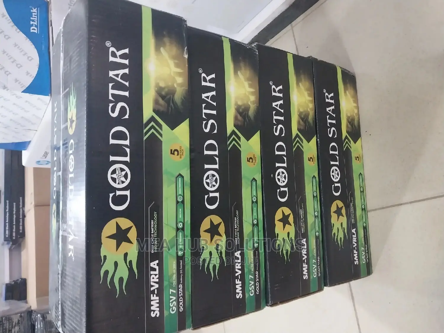 Gold Star Ups Battery