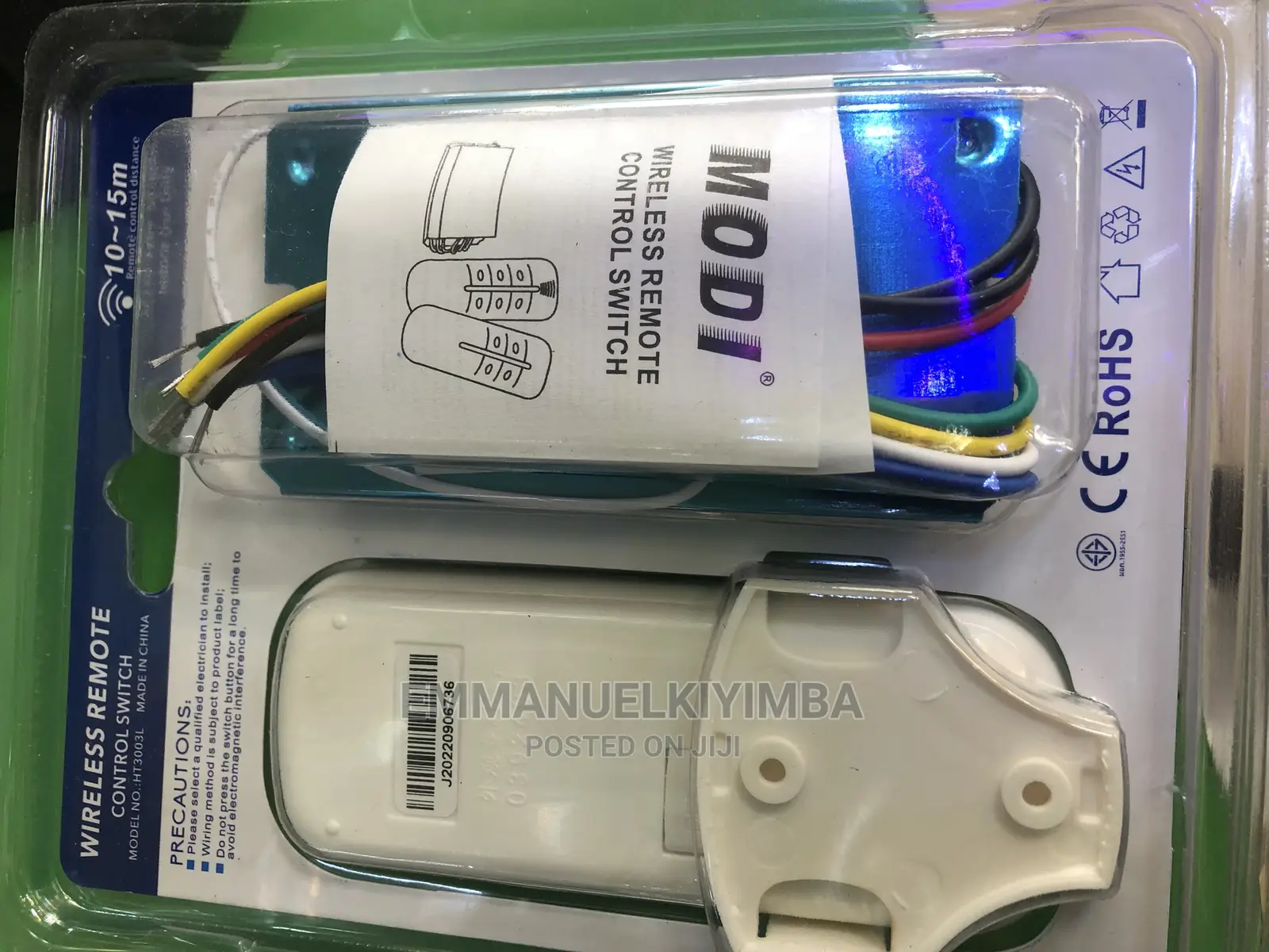 Wireless Electronic Switch for Lights