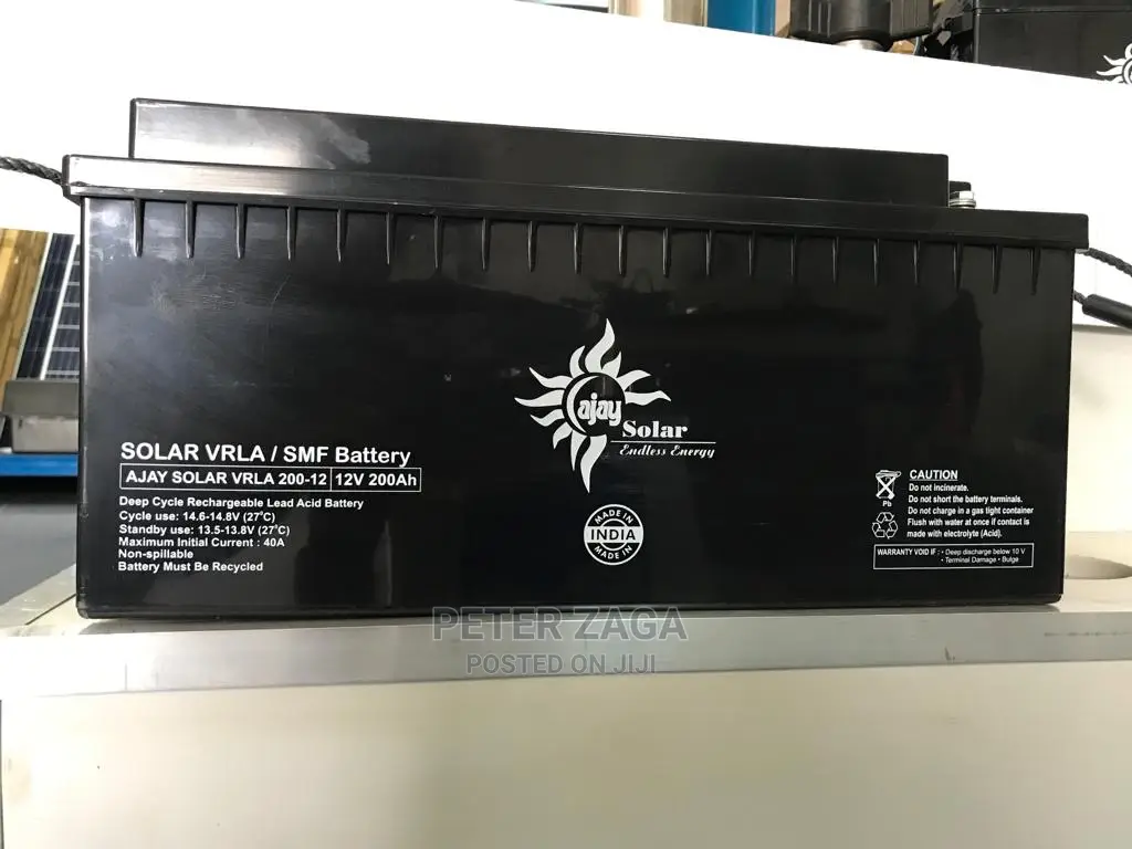 Ajay Solar Batteries. Made in India