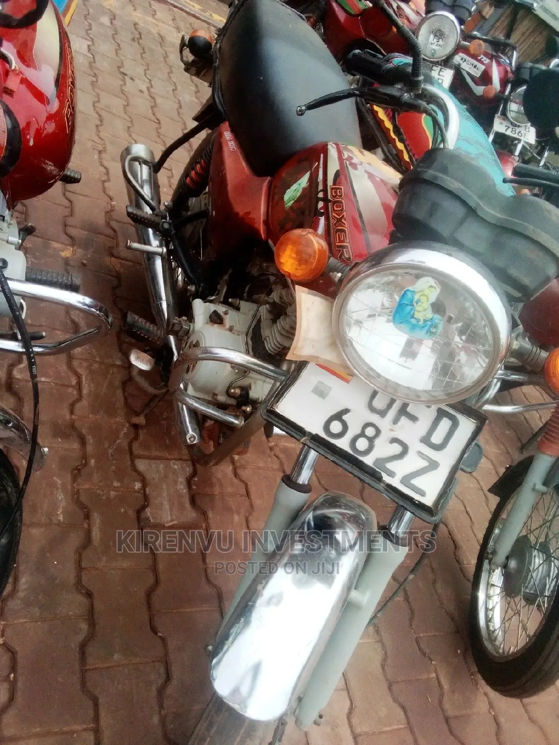 Bajaj Boxer 100 2017 Red