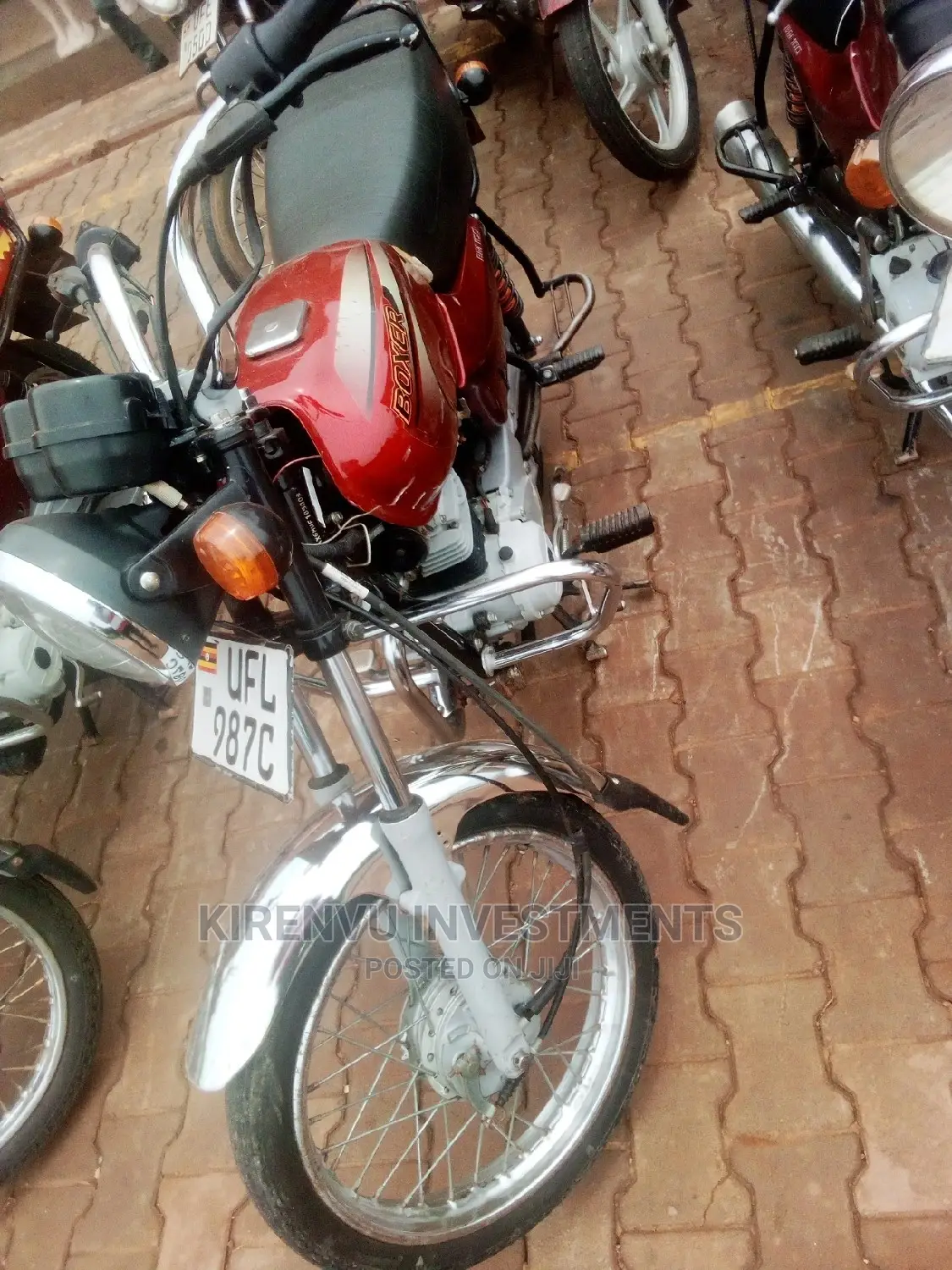 Bajaj Boxer 100 2019 Purple