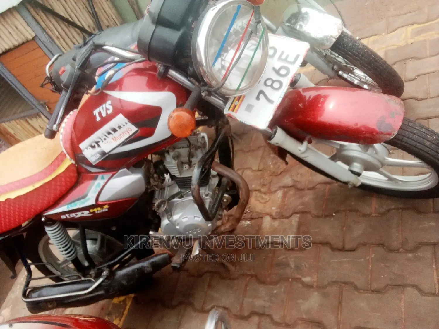 TVS HLX 125 2017 Red
