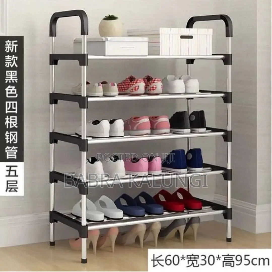 Stainless Steel 6 Layer Shoe Rack